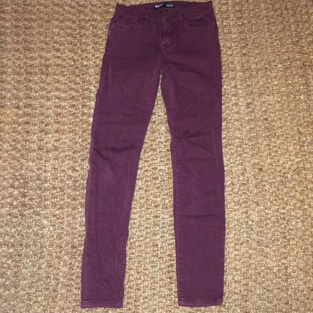 BDG High Rise Beet Red Skinny Jeans